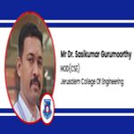 Interview Mr Dr Sasikumar Gurumoorthy HOD CSE at Jerusalem College Of Engineering Chennai